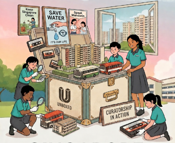 cover page of the singapore unboxed
